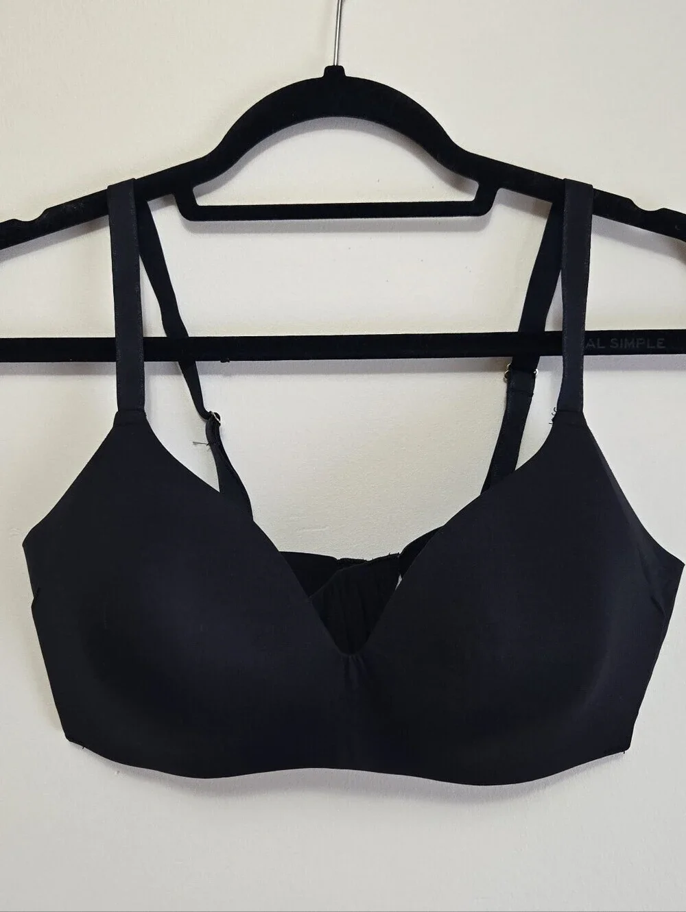 KNIX WINGWOMAN BLACK BRA NO WIRE WOMEN SIZE 3 36 B/C COMFORT SUPPORT EVERYDAY